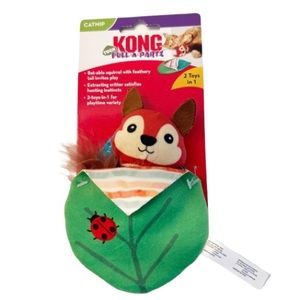 Kong Pull-A-Partz 2 in 1 Crinkle Cat Toy With Catnip